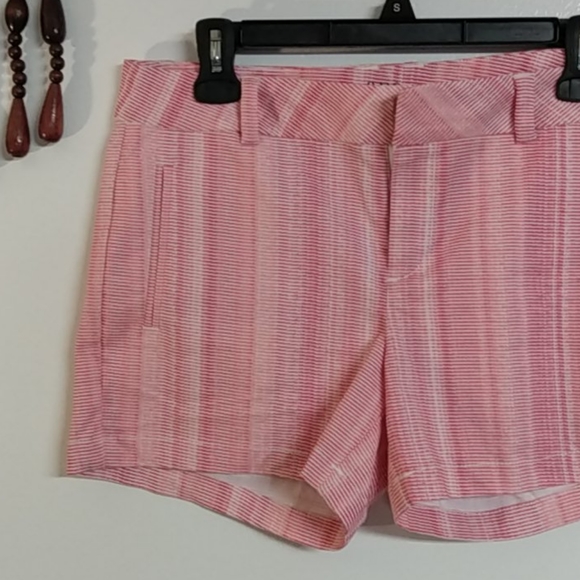 Bright Soft  Pink Twill Trouser Shorts by Ana Like New - Picture 2 of 14